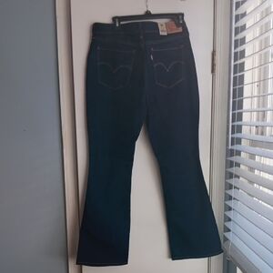 Levi's Dark Blue Flare Jeans